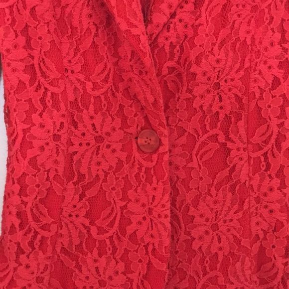 NWOT Lace Blazer - Picture 2 of 7